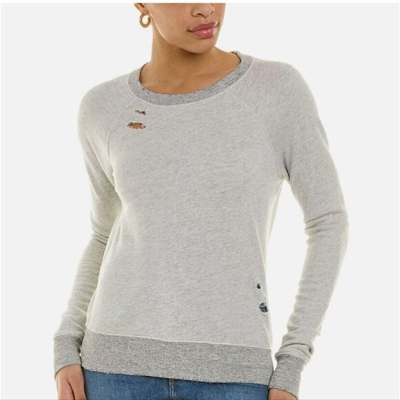 NWT n:Philanthropy Belize Distressed Sweatshirt - Picture 5 of 9
